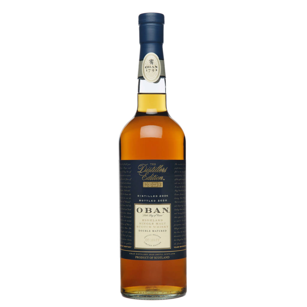 OBAN DISTILLER'S EDITION 2020 BOTTLING HIGHLAND SINGLE MALT SCOTCH WHISKY 750 ML