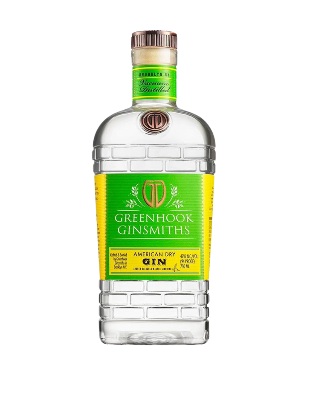 GREENHOOK AMERICAN DRY GIN 750 ML