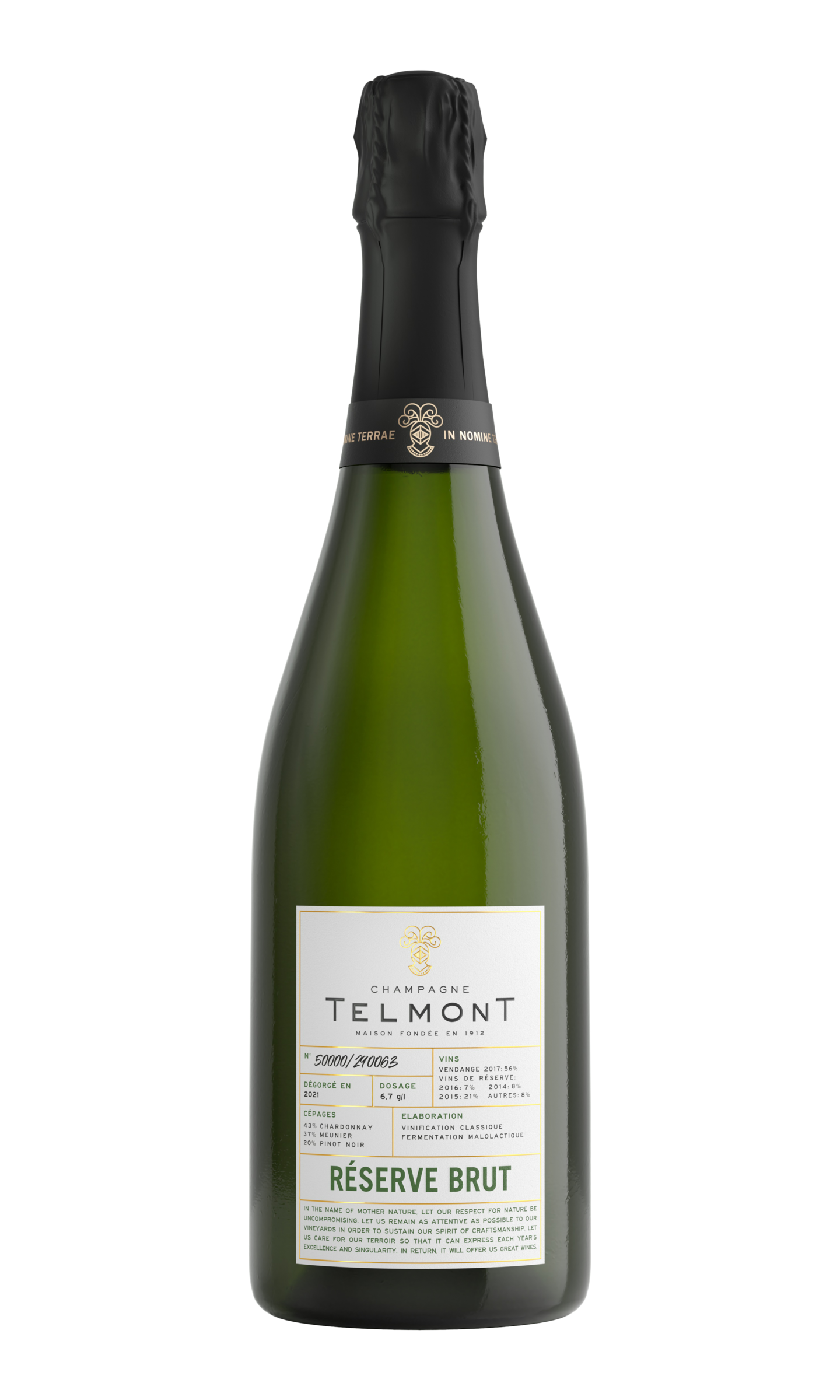 TELMONT CHAMPAGNE RÉSERVE BRUT 750 ML