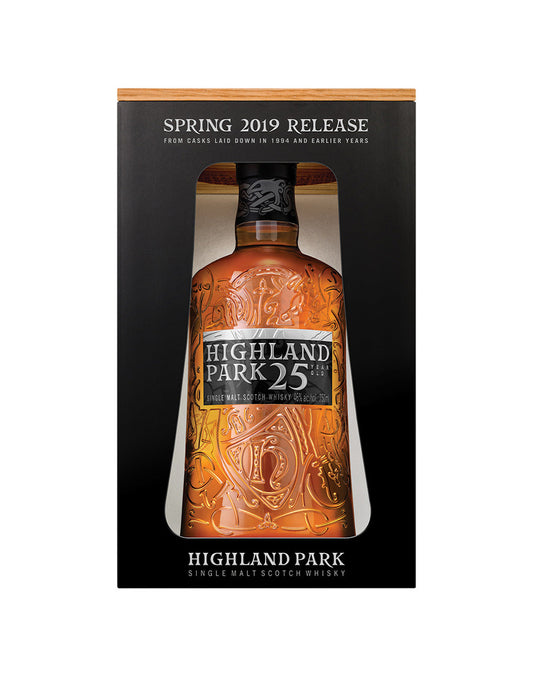 HIGHLAND PARK 25 YEAR OLD SINGLE MALT WHISKY 750 ML