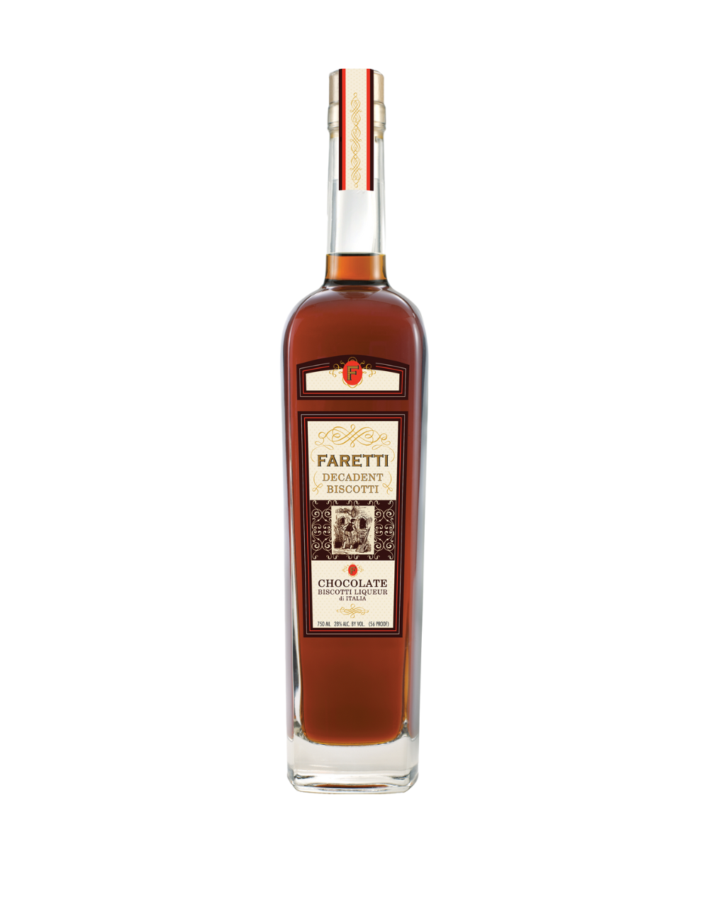 FARETTI LIQUEUR CHOCOLATE BISCOTTI 750 ML