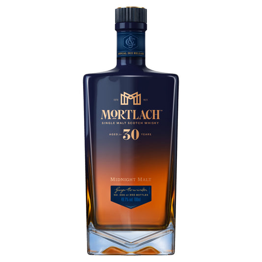 MORTLACH 30-YEAR-OLD MIDNIGHT MALT SCOTCH WHISKEY 700 ML