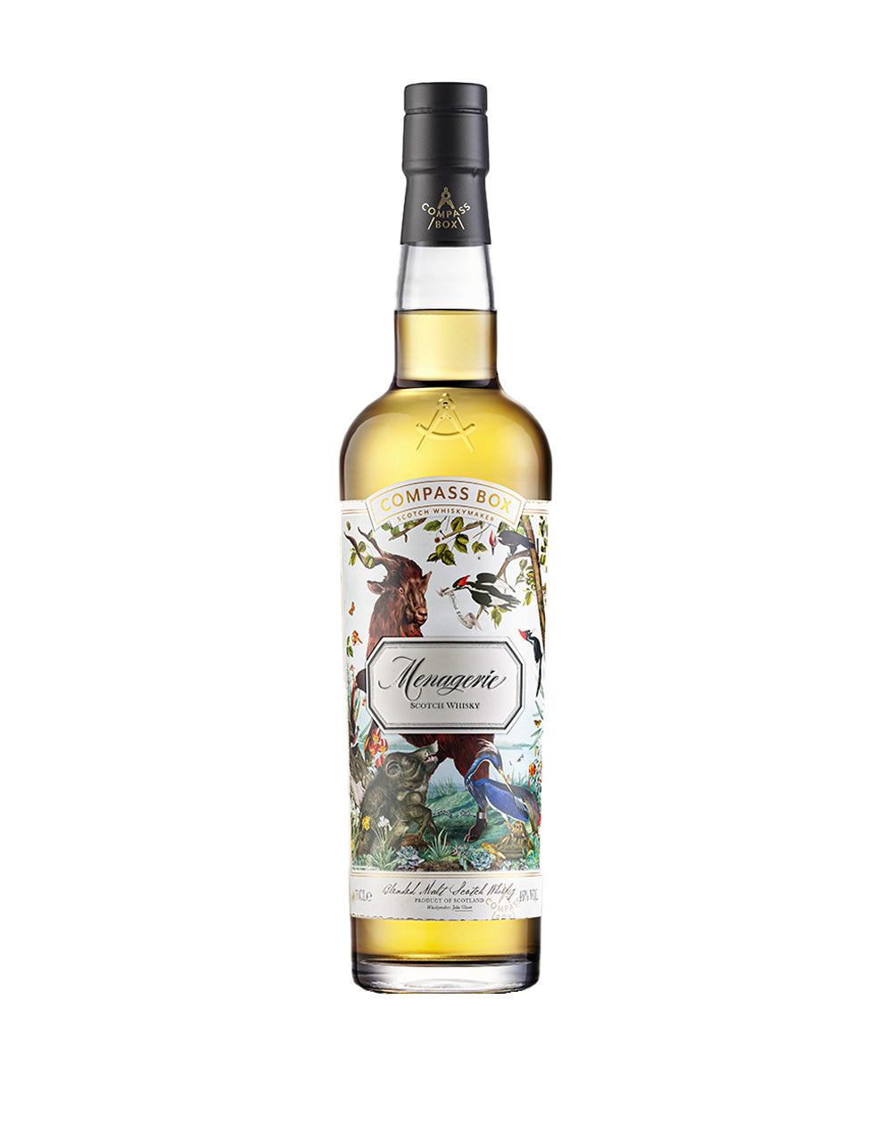 COMPASS BOX 'MENAGERIE' BLENDED MALT SCOTCH WHISKY 750 ML