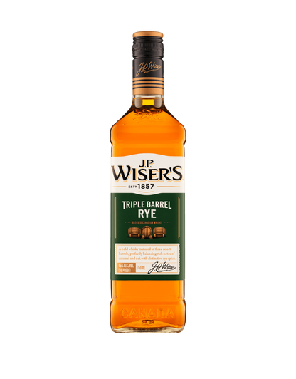 J.P. WISER'S TRIPLE BARREL RYE 750 ML