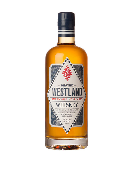 WESTLAND PEATED SINGLE MALT WHISKEY 750 ML