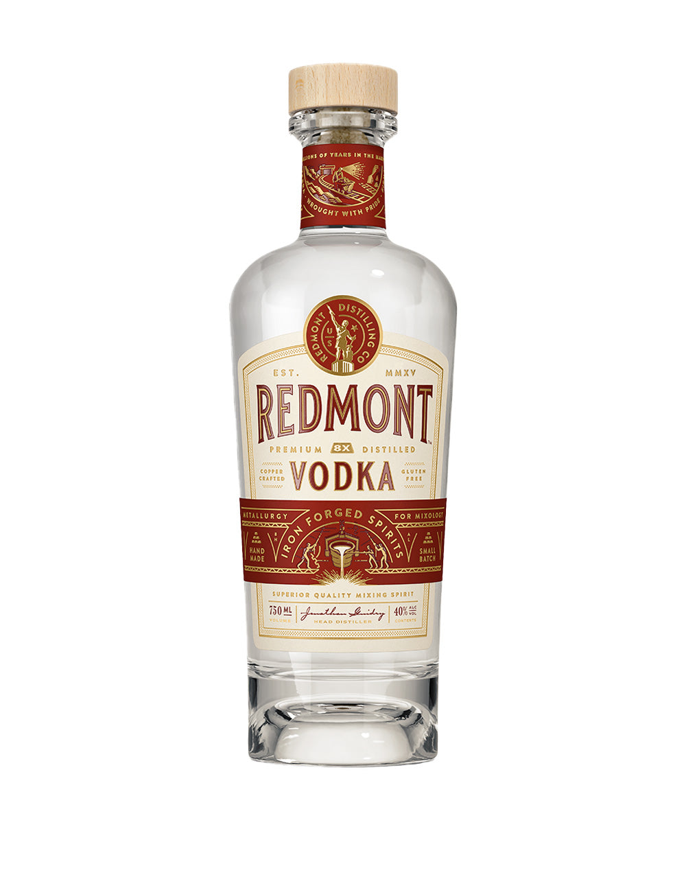 REDMONT DISTILLING REDMONT VODKA 750 ML