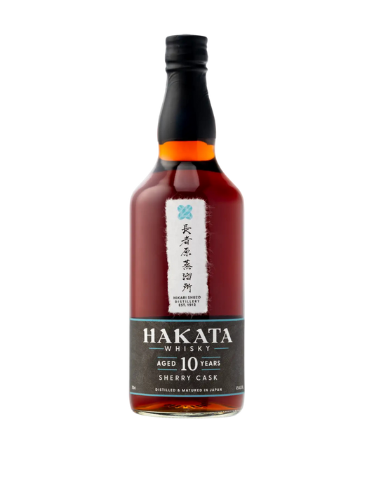 HAKATA 10 YEAR OLD JAPANESE WHISKY 700 ML