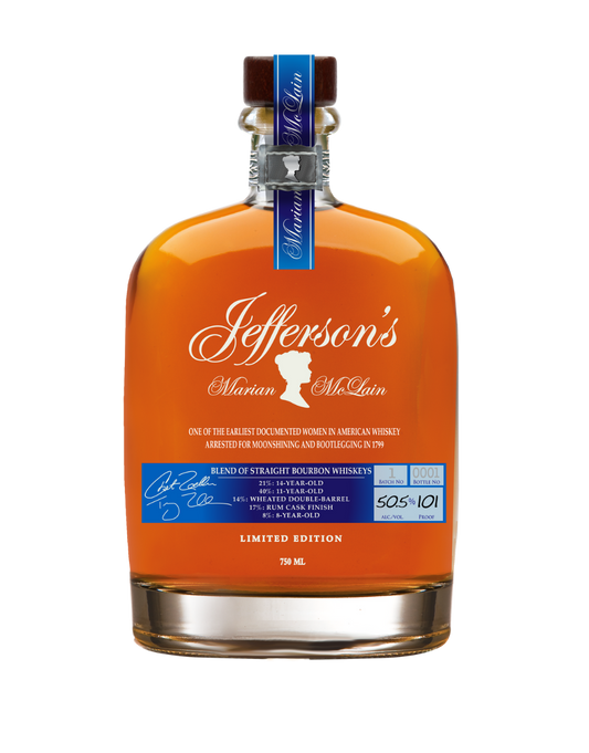 JEFFERSON'S MARIAN MCLAIN BOURBON 750 ML