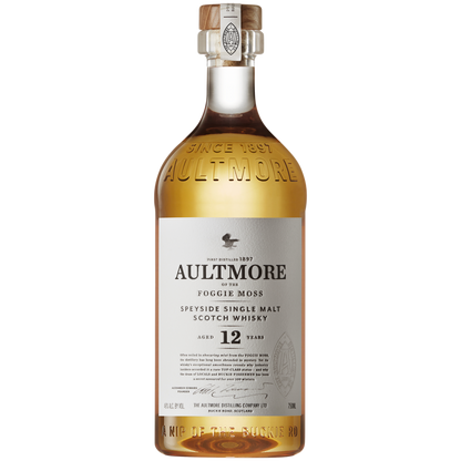 AULTMORE 12 YEAR OLD SINGLE MALT SCOTCH WHISKY 750 ML