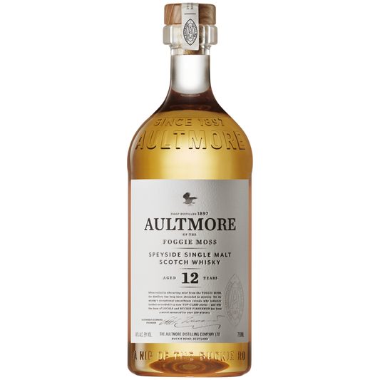 AULTMORE 12 YEAR OLD SINGLE MALT SCOTCH WHISKY 750 ML