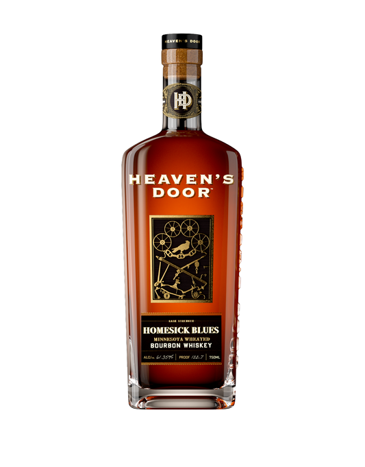 HEAVEN'S DOOR HOMESICK BLUES MINNESOTA WHEATED BOURBON WHISKEY 750 ML