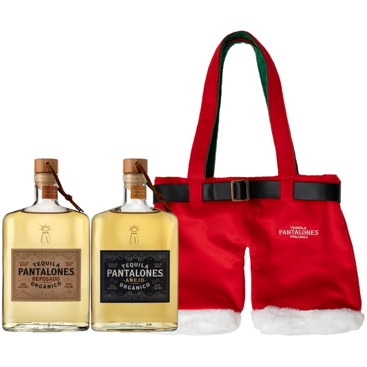 PANTALONES SANTA PANTS BOTTLE BAG BUNDLE - REPOSADO & AÑEJO 750 ML