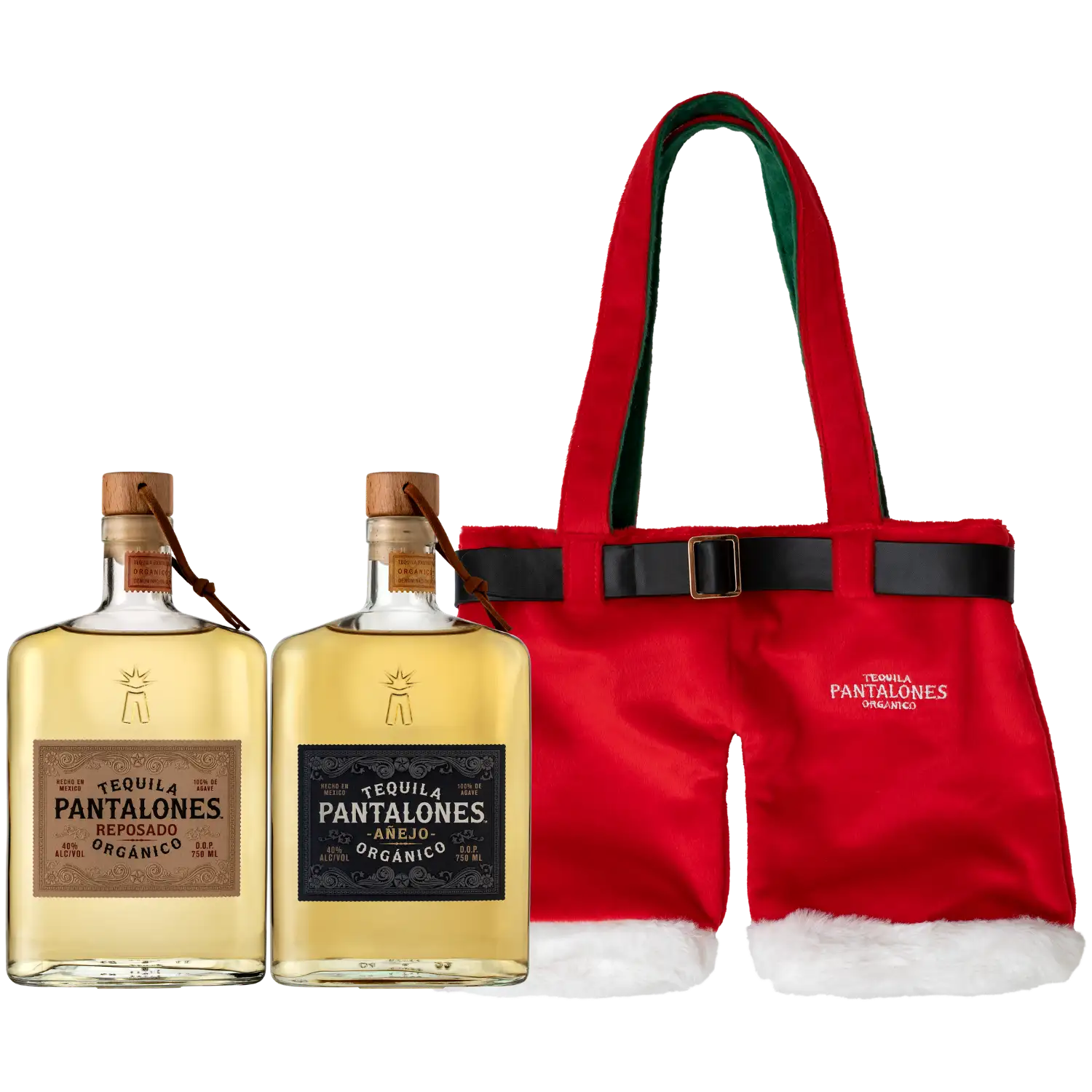 PANTALONES SANTA PANTS BOTTLE BAG BUNDLE - REPOSADO & AÃ‘EJO 750 ML