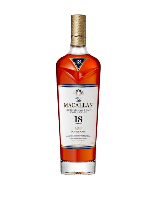 THE MACALLAN DOUBLE CASK 18 YEARS OLD SINGLE MALT WHISKY 750 ML