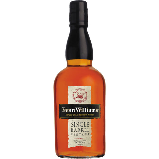 EVAN WILLIAMS SINGLE BARREL STRAIGHT BOURBON 750 ML