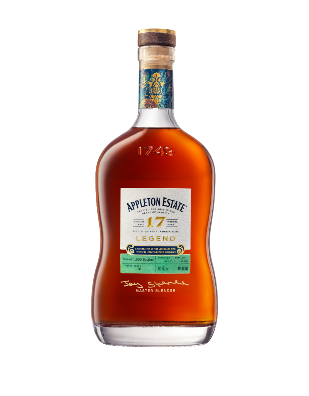 APPLETON ESTATE 17 YEAR OLD LEGEND AGED RUM 750 ML