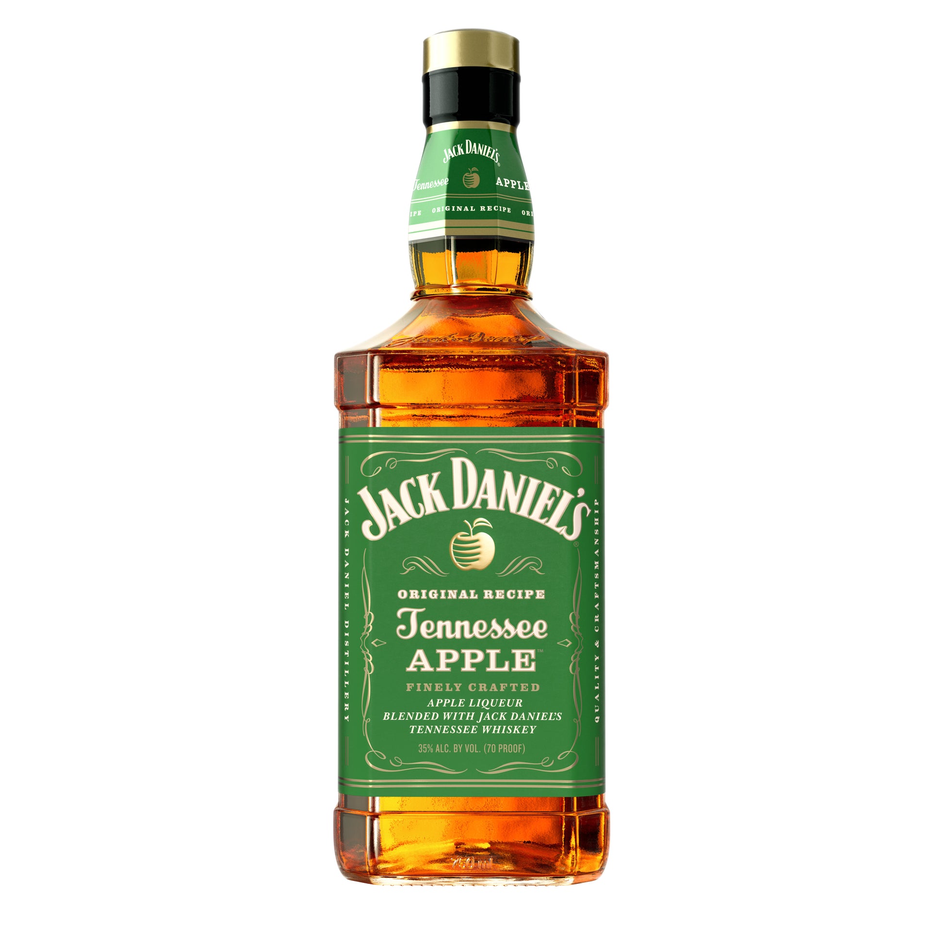 JACK DANIEL'S TENNESSEE APPLE FLAVORED WHISKEY 750 ML