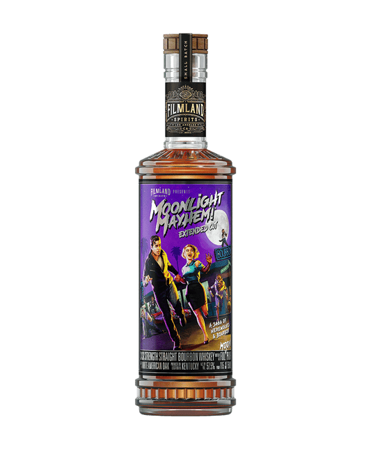 FILMLAND SPIRITS “MOONLIGHT MAYHEM! EXTENDED CUT” – CASK STRENGTH BOURBON 750 ML