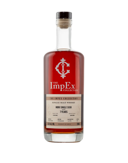 THE IMPEX COLLECTION 2015 7 YEAR OLD INDRI EX-RED WINE SINGLE CASK 1746
