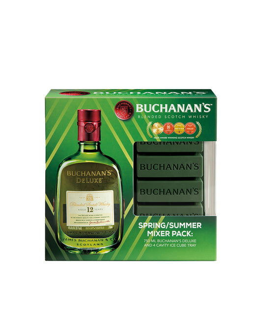 BUCHANAN'S DELUXE AGED 12 YEARS BLENDED SCOTCH WHISKY WITH ICE CUBE TRAY 750 ML