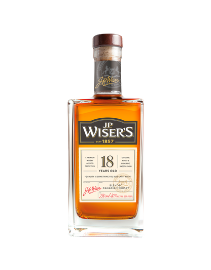 J.P. WISER'S 18 YEAR OLD CANADIAN WHISKY