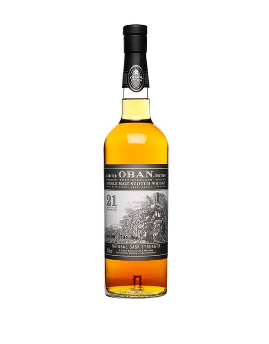 OBAN 21 YEAR OLD SINGLE MALT WHISKY 750 ML