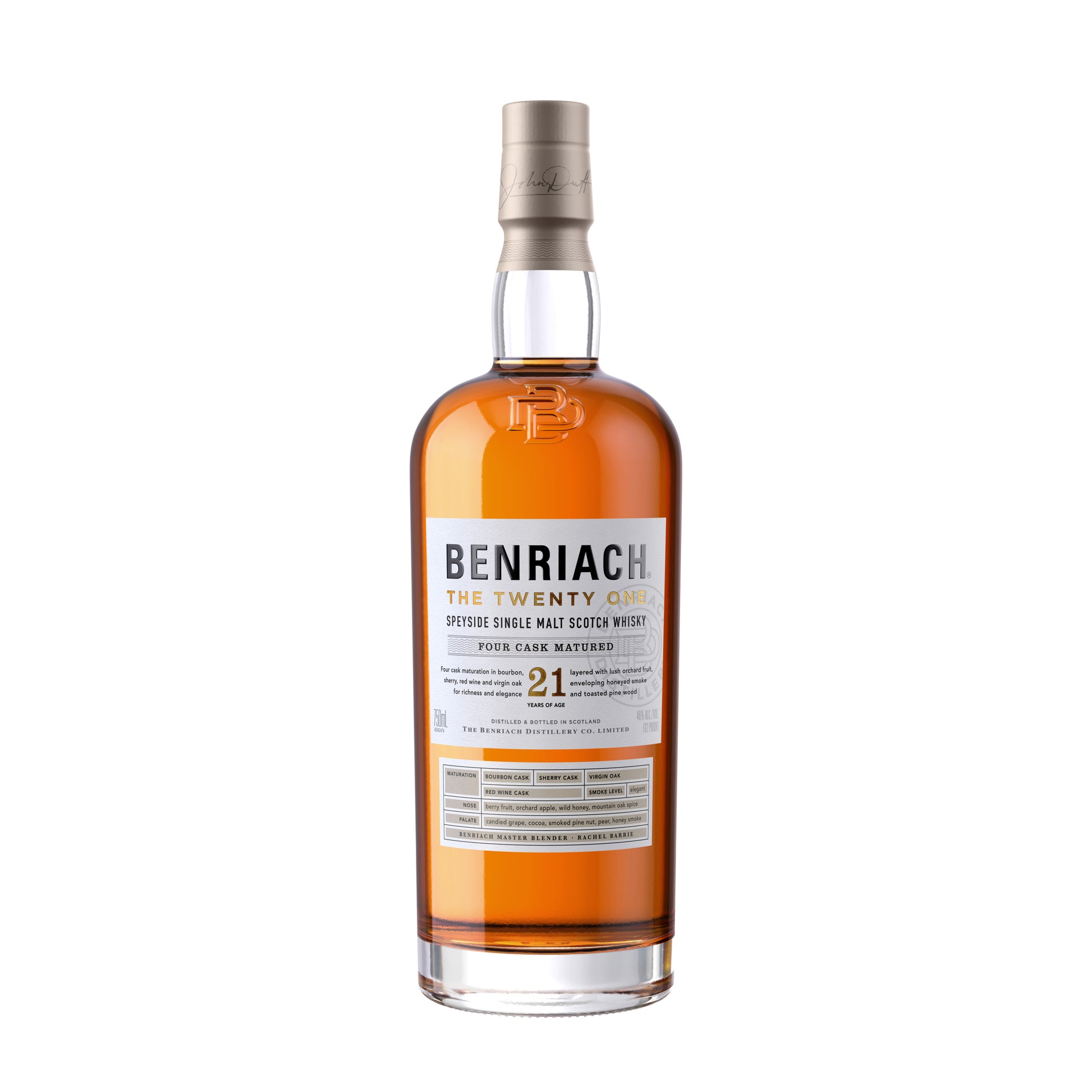 BENRIACH THE TWENTY ONE SINGLE MALT WHISKEY 750 ML