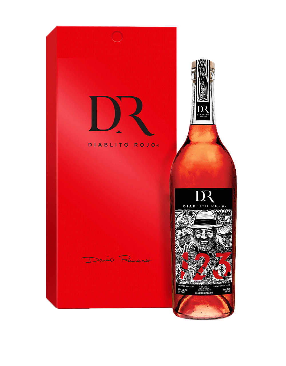 123 ORGANIC TEQUILA EXTRA ANEJO DIABLITO ROJO 750 ML