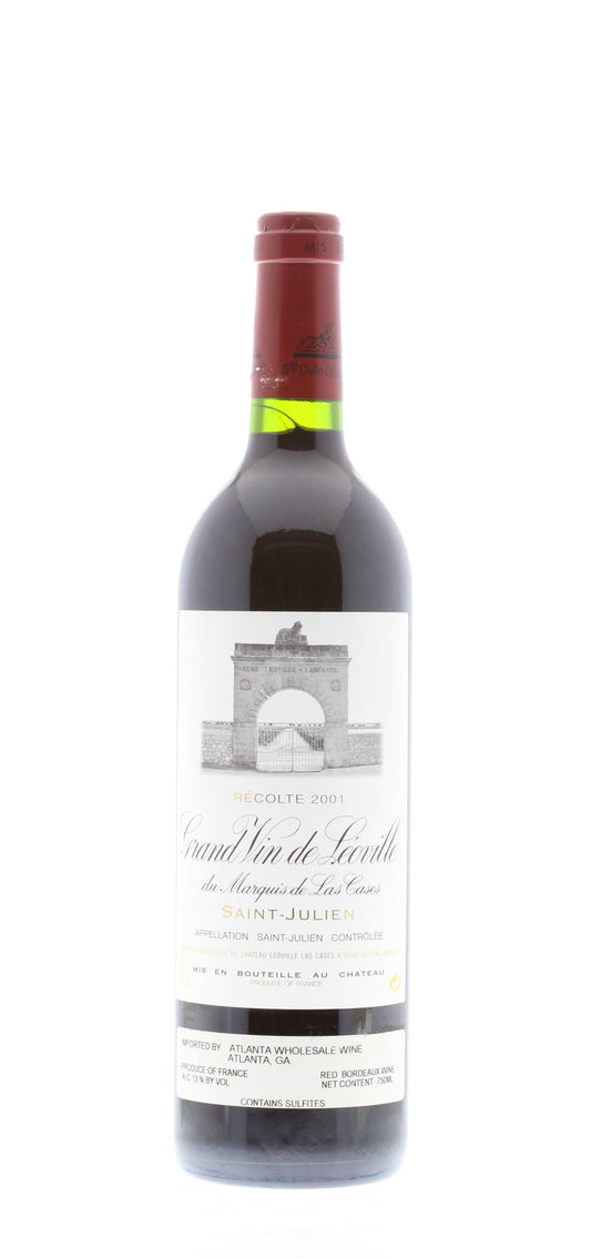 Chateau Leoville Las Cases  2001 Front Bottle Shot