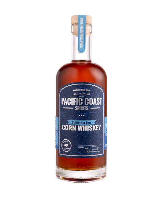 PACIFIC COAST BLUE CORN WHISKEY 750 ML