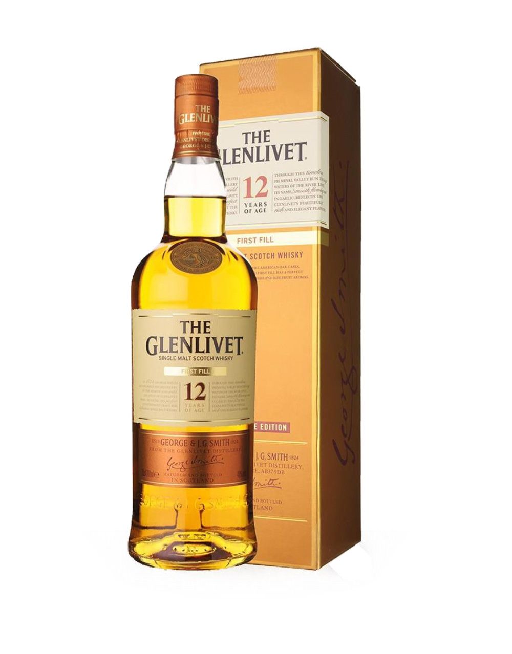 THE GLENLIVET 12 YEAR OLD FIRST FILL 750 ML