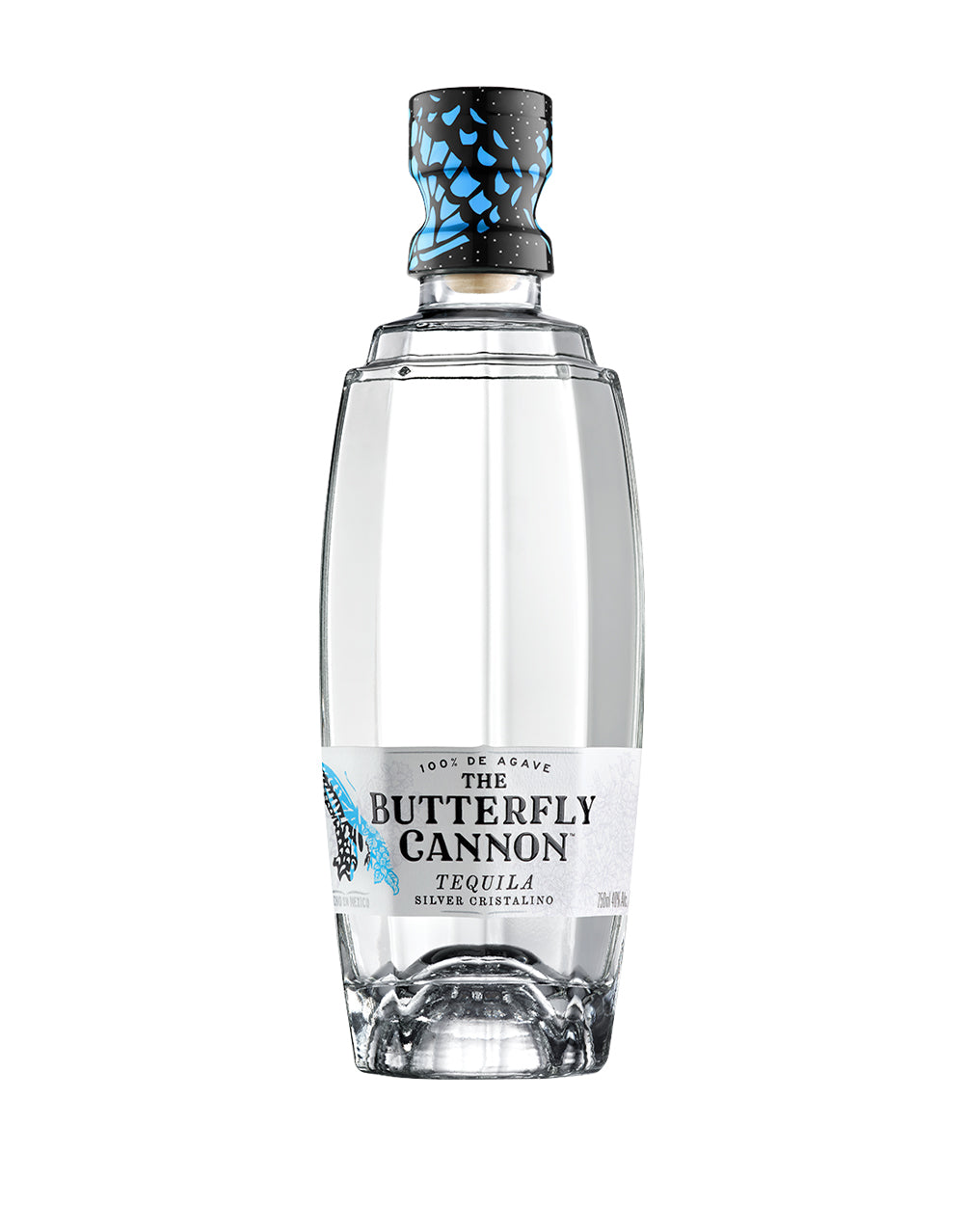 BUTTERFLY CANNON SILVER CRISTALINO TEQUILA 750 ML