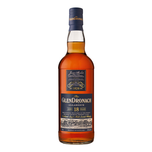 THE GLENDRONACH 18-YEAR-OLD ALLARDICE SINGLE MALT WHISKEY 750 ML