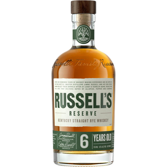 RUSSELL'S RESERVE 6 YEAR OLD RYE 750 ML