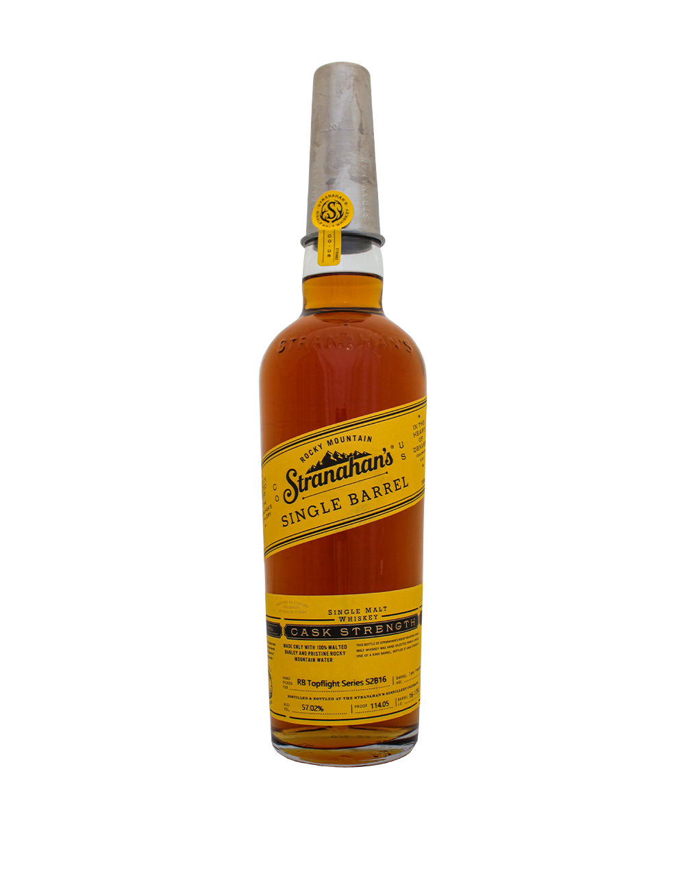 STRANAHAN'S SINGLE BARREL CASK STRENGTH SINGLE MALT S2B16 750 ML