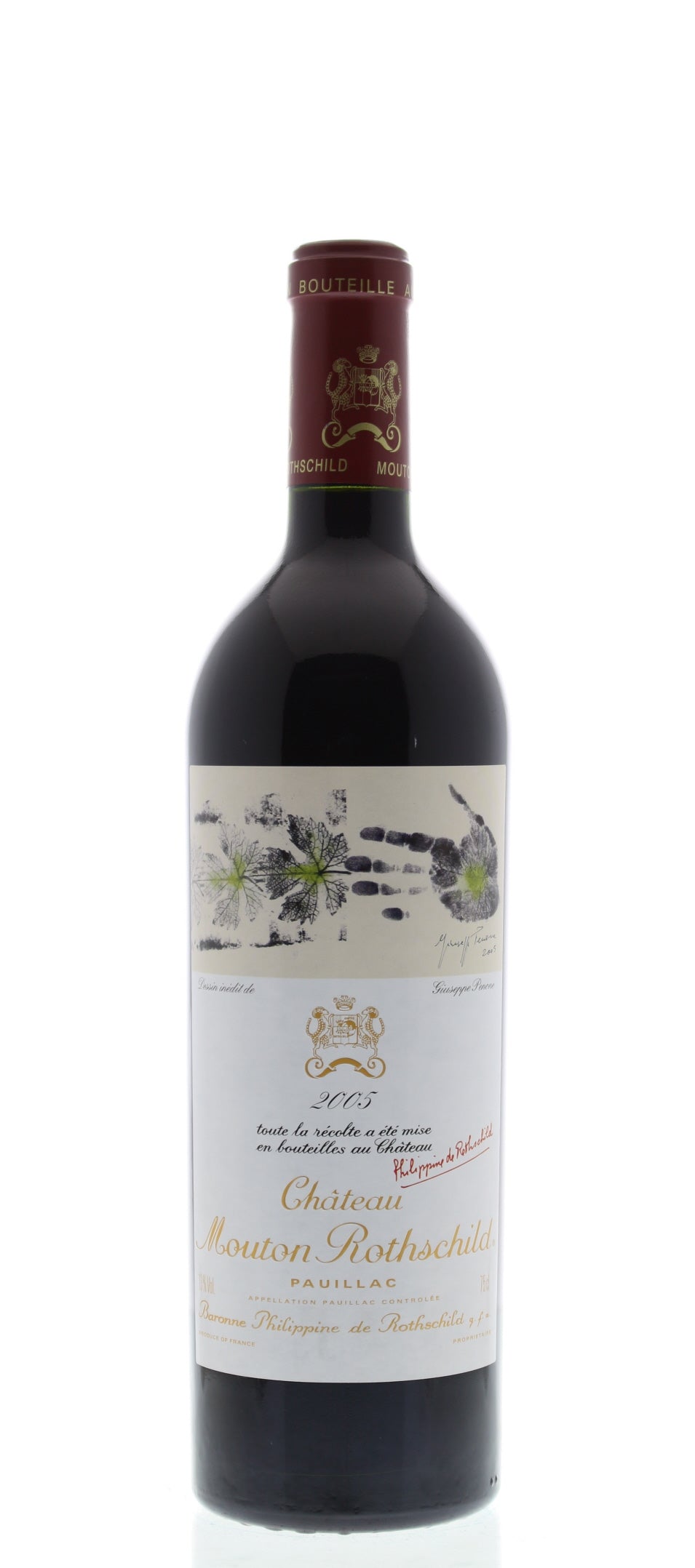 Chateau Mouton Rothschild  2005 Front Bottle Shot