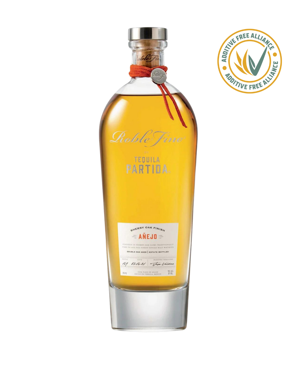 TEQUILA PARTIDA ROBLE FINO AÃ‘EJO 750 ML