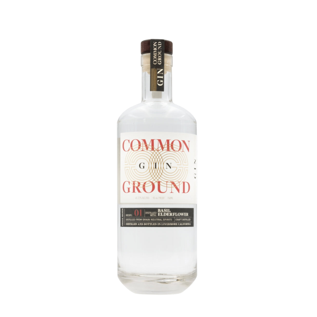 COMMON GROUND SPIRITS RECIPE 01: BASIL AND ELDERFLOWER GIN 750 ML