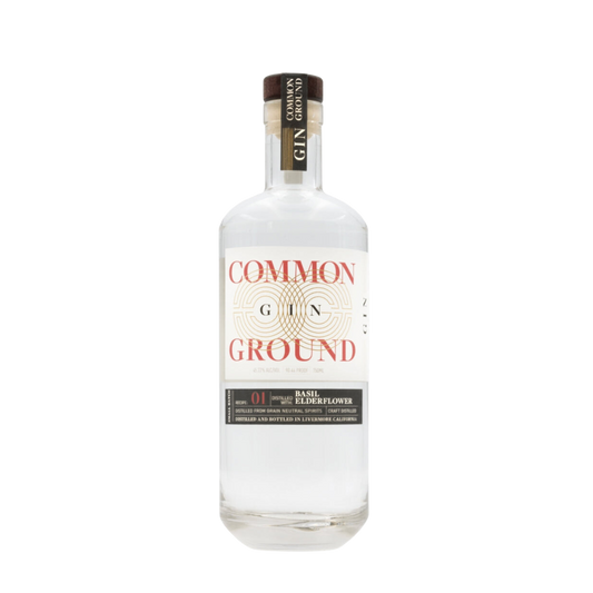 COMMON GROUND SPIRITS RECIPE 01: BASIL AND ELDERFLOWER GIN 750 ML