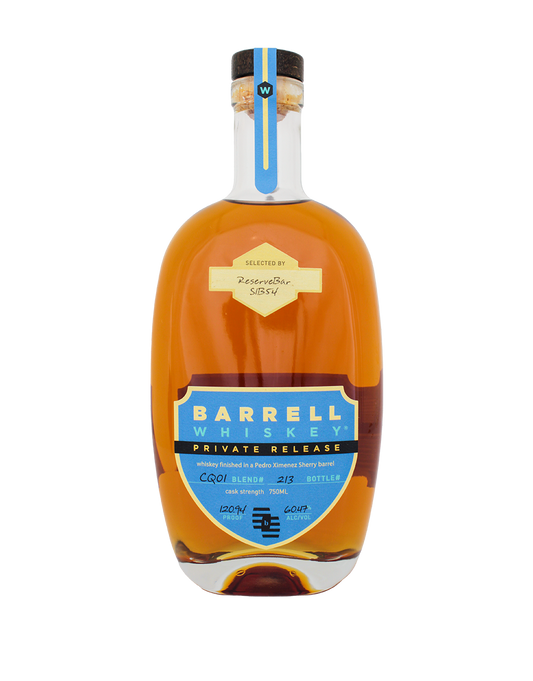 BARRELL CRAFT SPIRITS PRIVATE RELEASE PX SHERRY CASK FINISH S1B54 750 ML