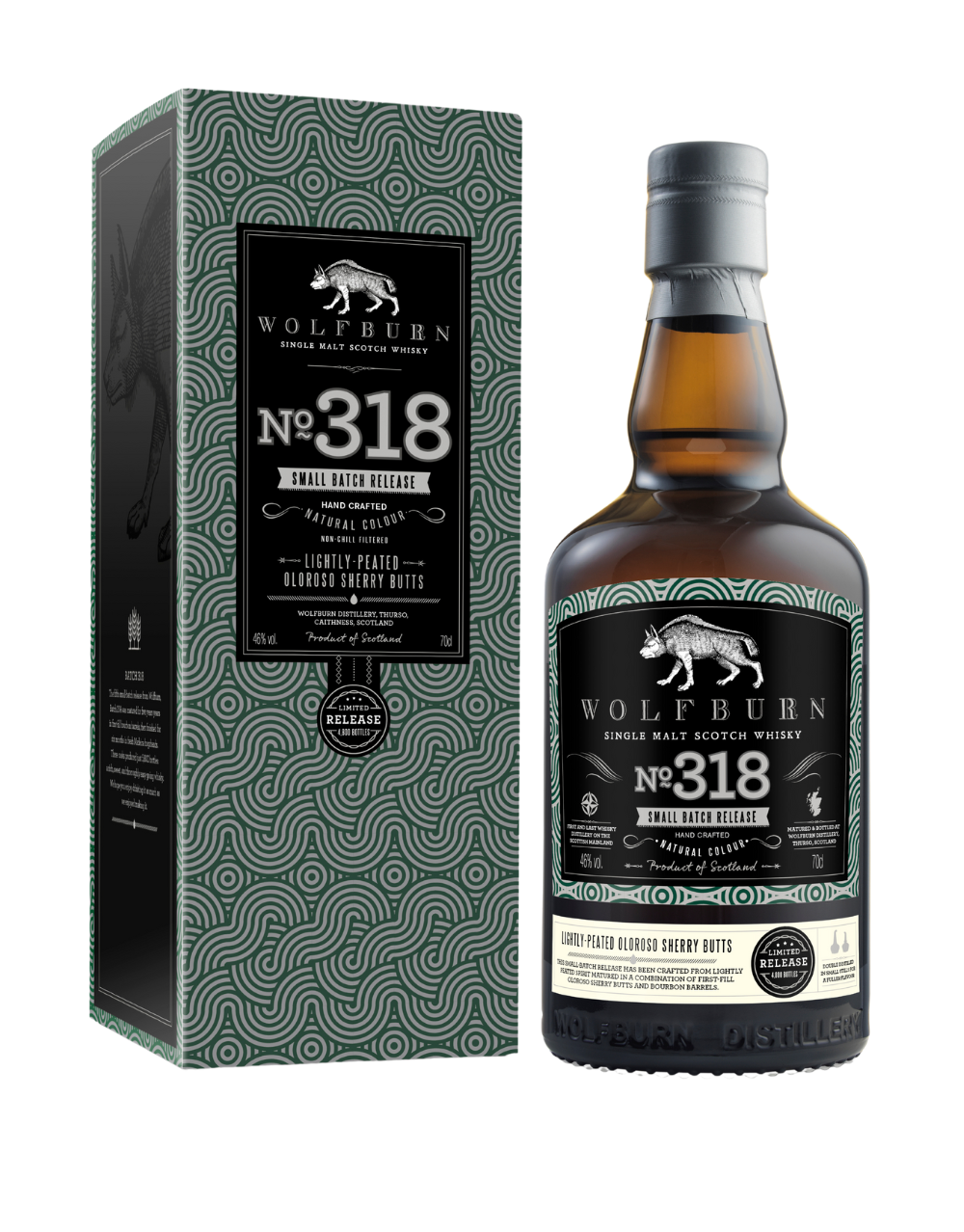 WOLFBURN SMALL BATCH NO. 318 SCOTCH WHISKY 700 ML
