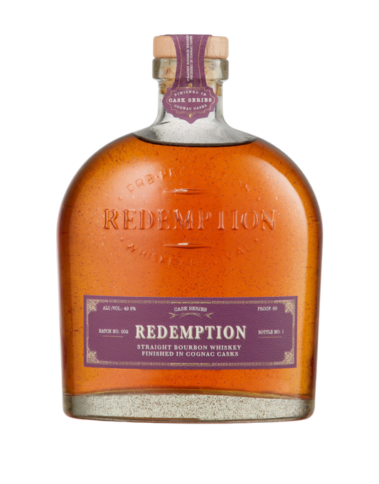 REDEMPTION COGNAC CASK FINISHED STRAIGHT BOURBON WHISKEY 750 ML
