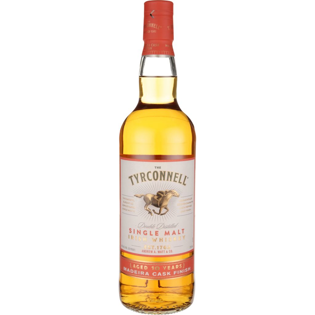 THE TYRCONNELL® 10 YEAR SINGLE MALT IRISH WHISKEY, MADEIRA CASK FINISH 750 ML