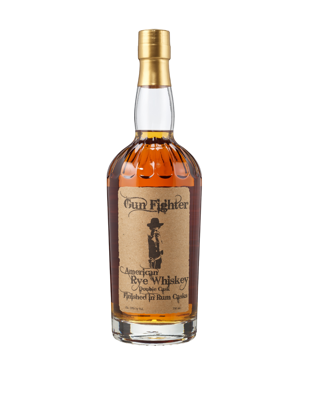 GUN FIGHTER RYE WHISKEY DOUBLE CASK - RUM FINISH 750 ML