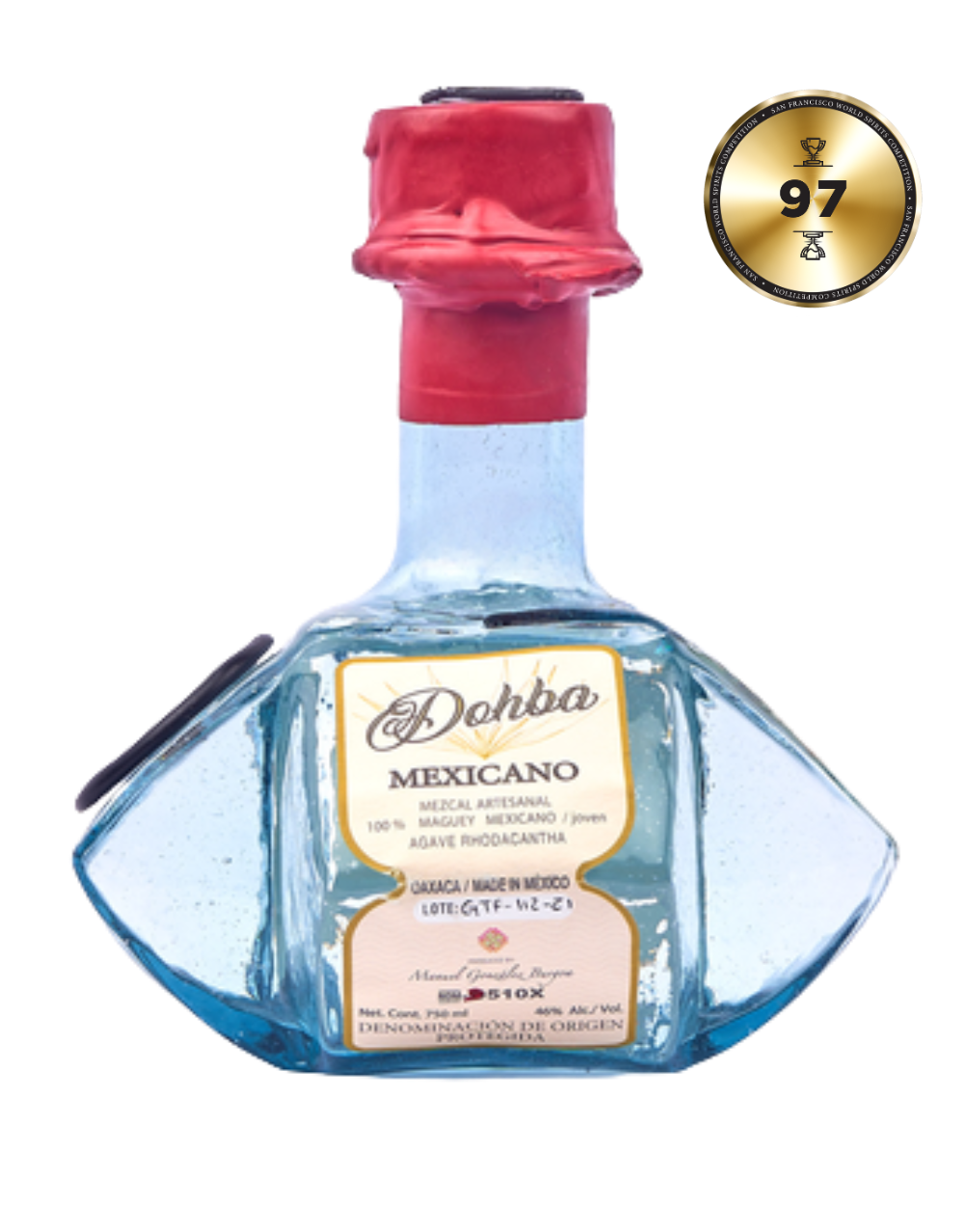 DOHBA® MEZCAL MEXICANO 750 ML