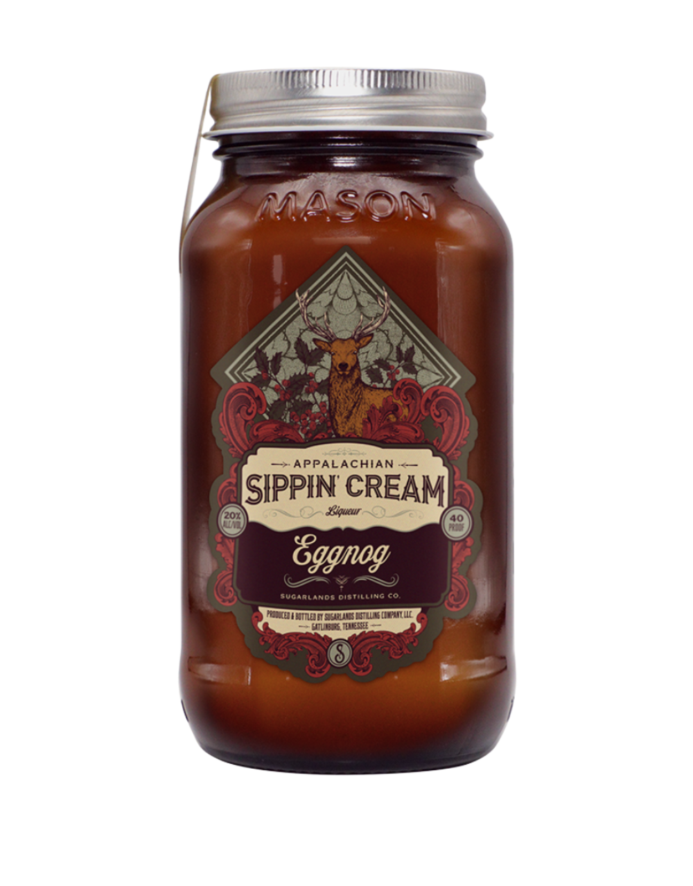 SUGARLANDS EGGNOG APPALACHIAN SIPPIN' CREAM 750 ML