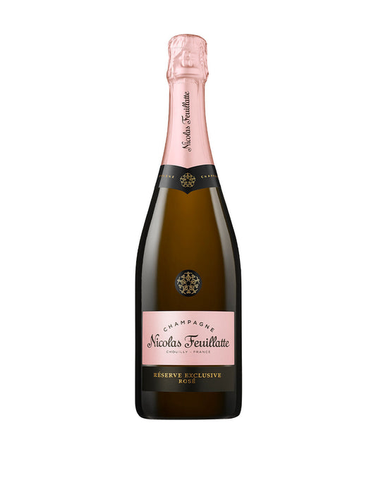 NICOLAS FEUILLATTE RÉSERVE EXCLUSIVE ROSÉ CHAMPAGNE BRUT ROSÉ 750 ML