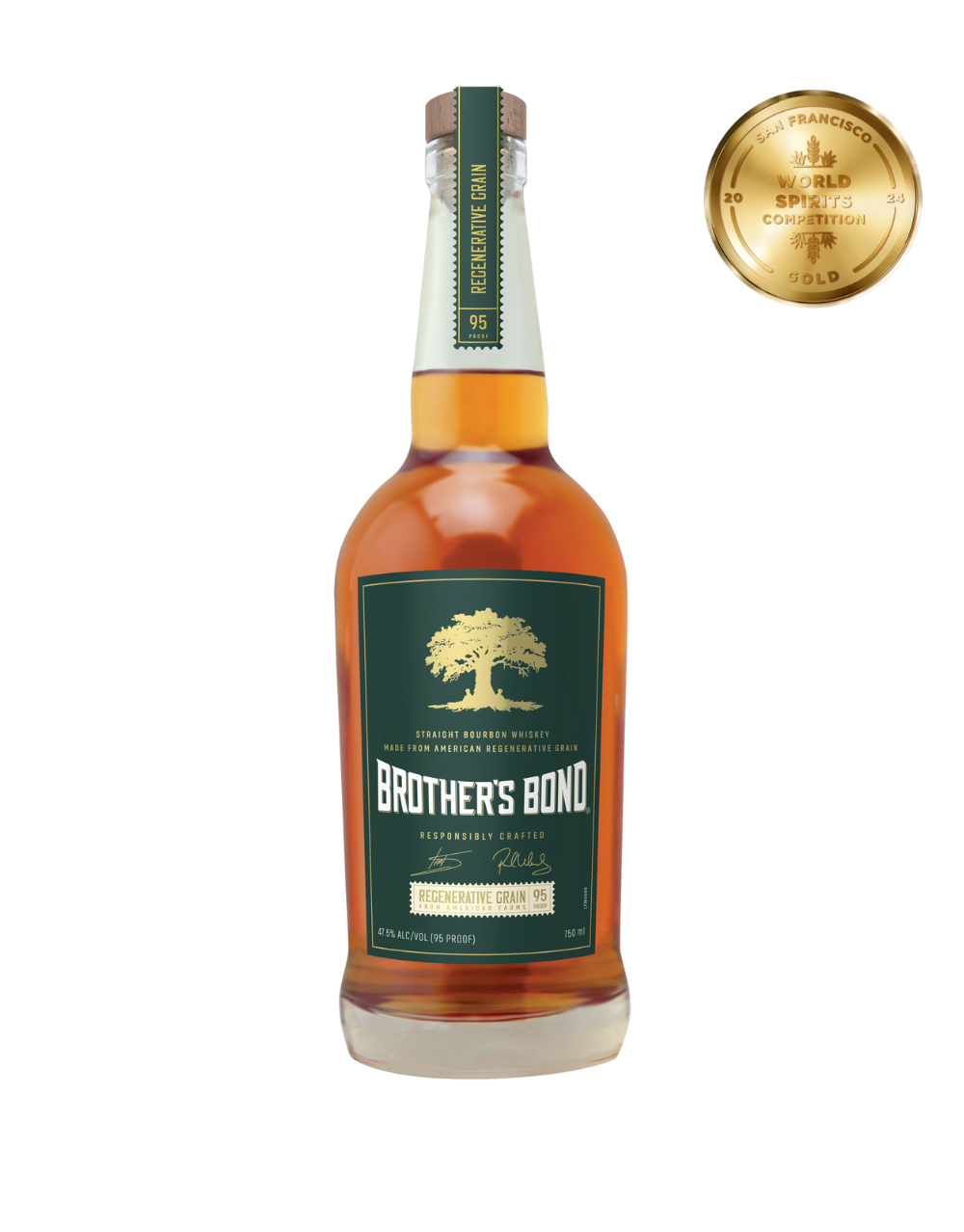 BROTHER'S BOND REGENERATIVE GRAIN STRAIGHT BOURBON WHISKEY 750 ML