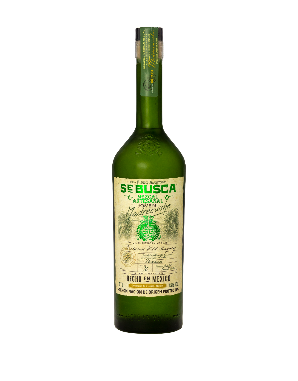 SE BUSCA MADRECUISHE MEZCAL ARTESANAL JOVEN 750 ML