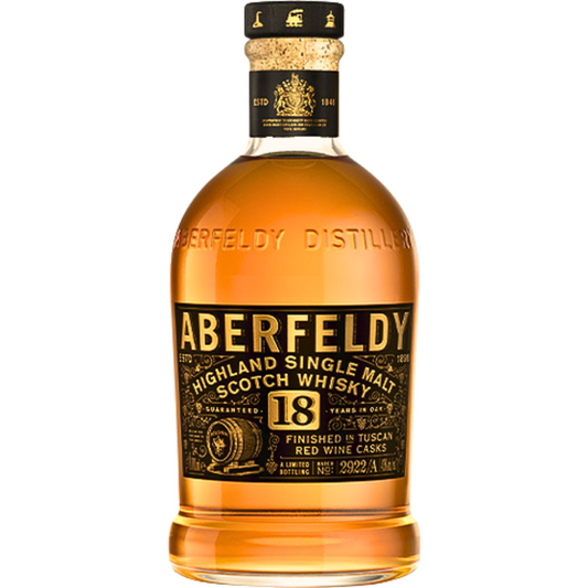 Aberfeldy 18 Year Old Single Malt Finished In Tuscan Red Wine